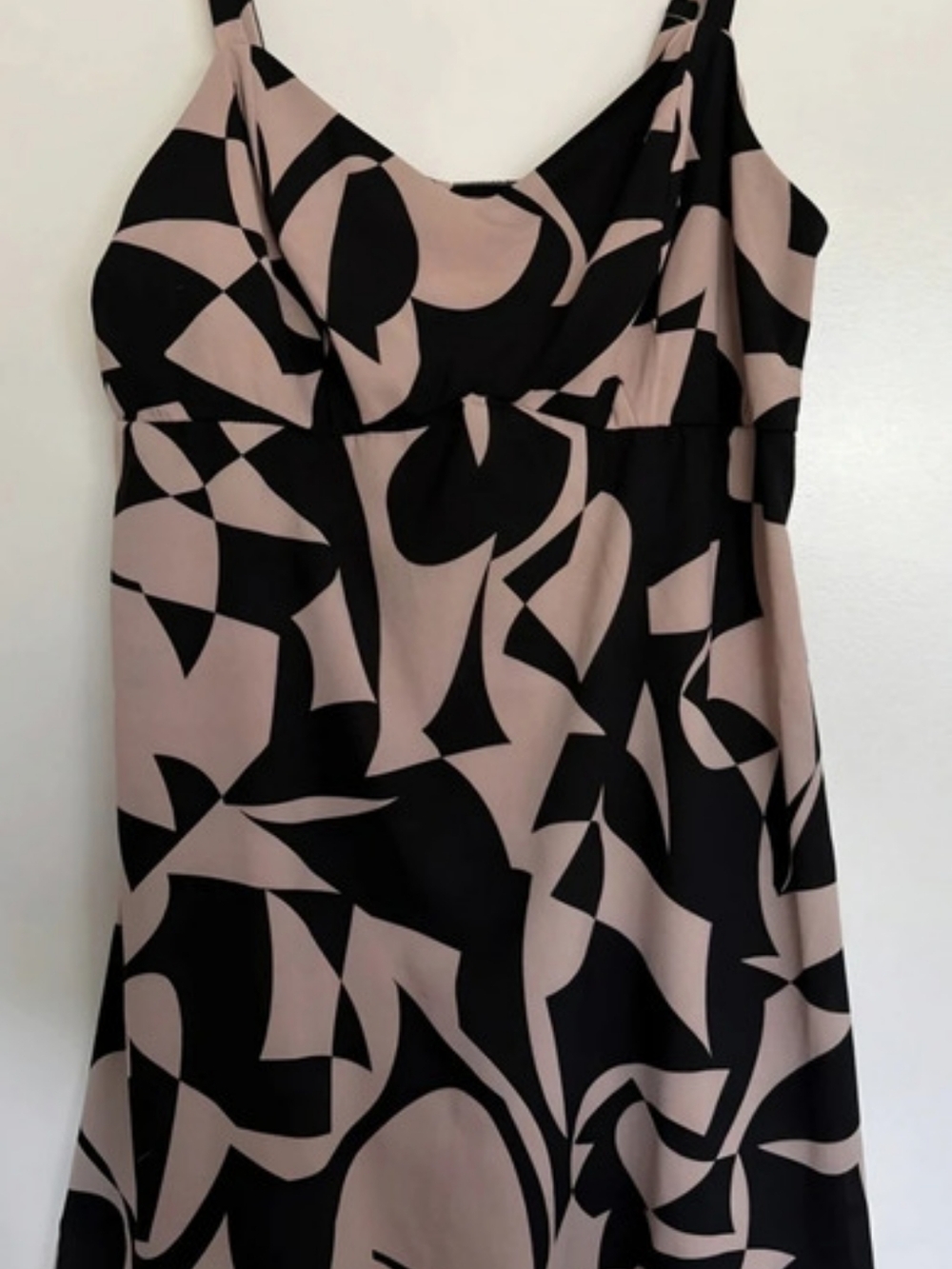 Torrid NWT Black & Beige Abstract Geo Print Cami Mini Dress – Size 1